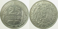 d  01810J~2.2 25 Pfennig  1910J vz- J 018
