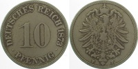     00473F~3.5 10 Pfennig  1873F s/ss J 004 20,50 EUR Differenzbesteuert nach §25a UstG zzgl. Versand