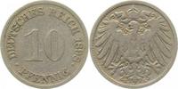     01398G~3.5 10 Pfennig  1898G s/ss J 013 9,00 EUR Differenzbesteuert nach §25a UstG zzgl. Versand
