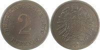  2.5 2 Pf   00275H~2.5 2 Pfennig  1875H ss/vz J 002 30,50 EUR Differenzbesteuert nach §25a UstG zzgl. Versand