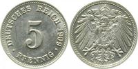  1.5 5 Pf   012n09D~1.5 5 Pfennig  1909D f.prfr !! J 012 32,00 EUR Differenzbesteuert nach §25a UstG zzgl. Versand