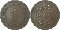 d 2.5 1 Pf 00175B~2.5 1 Pfennig  1875B ss/vz J 001