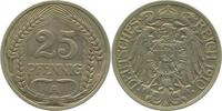 d  01810A~2.5 25 Pfennig  1910A ss/vz J 018