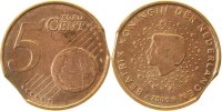 d F48400-~1.2NL 5 Cent NL 2000 dopp. größ. Zainende !!! J 484