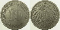 d 013n01G~3.5 10 Pfennig 1901G s/ss J 013