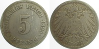 d 3.0 5 Pf 01295E~3.0 5 Pfennig  1895E ss J 012