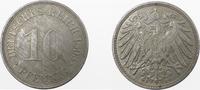     01393F~0.9b 10 Pfennig  1893F st.fein Patina Super!! J 013 280,00 EUR Differenzbesteuert nach §25a UstG zzgl. Versand