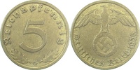 d 2.5 5 Pf 36336G~2.5 5 Pfennig  1936G ss/vz J 363