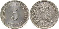 d 1.1 5 Pf 01299E~1.1 5 Pfennig  1899E prfr/stgl !!! J 012