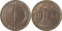 d 2.0 1 Pf 31334E~2.0 1 Pfennig  1934E vz J 313