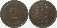 d 2.5 2 Pf 00275F~2.5 2 Pfennig  1875F ss/vz J 002