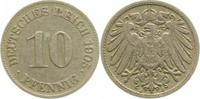 d  013n05J~3.0 10 Pfennig  1905J ss J 013