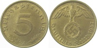  1.5 5 Pf   36337A~1.5 5 Pfennig  1937A f.prfr J 363 5,00 EUR Differenzbesteuert nach §25a UstG zzgl. Versand