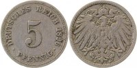 d 3.0 5 Pf 01296A~3.0 5 Pfennig 1896A ss J 012