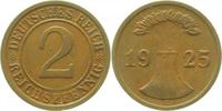  2 Pf   31425E~1.5b 2 Pfennig  1925E f. prfr Rückseite doppelt !! J 314 23,00 EUR Differenzbesteuert nach §25a UstG zzgl. Versand