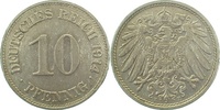 d  013n14E~2.5 10 Pfennig  1914E ss/vz J 013