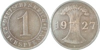  2.5 1 Pf   31327F~2.5 1 Pfennig  1927F ss/vz J 313 3,00 EUR Differenzbesteuert nach §25a UstG zzgl. Versand