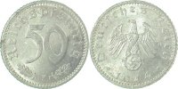 d 37244F~2.0a 50 Pfennig 1944F vz aus Erstabschlag (EA)! ! J 372