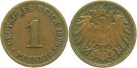  3.0 1 Pf   01099D~3.0 1 Pfennig  1899D vz J 010 9,00 EUR Differenzbesteuert nach §25a UstG zzgl. Versand