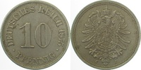     00475J~2.8 10 Pfennig  1875J ss+ J 004 9,50 EUR Differenzbesteuert nach §25a UstG zzgl. Versand