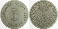 d 3.0 5 Pf 01294G~3.0 5 Pfennig  1894G ss J 012