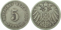 d 3.0 5 Pf 01295F~3.0 5 Pfennig  1895F ss J 012