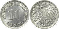     013n00D~1.1b 10 Pfennig  1900D prfr/stgl Licht.Prägung !! J 013 48,00 EUR Differenzbesteuert nach §25a UstG zzgl. Versand