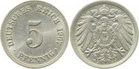  2.0 5 Pf   012n07A~2.0 5 Pfennig  1907A vz J 012 5,00 EUR Differenzbesteuert nach §25a UstG zzgl. Versand