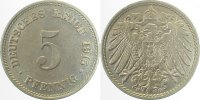 d 5 Pf 012n15G~1.5a 5 Pfennig 1915G f.prfr/dopp.Jsz. J 012