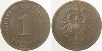  2.5 1 Pf   00185J~2.5 1 Pfennig  1885J ss/vz J 001 30,00 EUR Differenzbesteuert nach §25a UstG zzgl. Versand