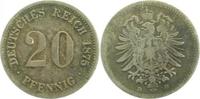     00575D~3.5 20Pfennig  1875D s/ss J 005 7,00 EUR Differenzbesteuert nach §25a UstG zzgl. Versand