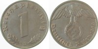 d 1.5 1 Pf 36139B~1.5 1 Pfennig 1939B vz/stgl J 361