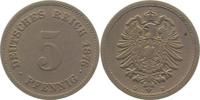  2.8 5 Pf   00376D~2.8 5 Pfennig  1876D ss+ J 003 5,00 EUR Differenzbesteuert nach §25a UstG zzgl. Versand