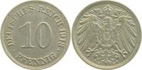 d  013n13E~1.1 10 Pfennig  1913E prfr/stgl!! J 013