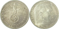 d 5 RM 36739G~2.8b 5 Reichsmark  Hdb 39G ss+ Jsz: doppelt !!! J 367