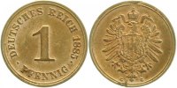 d 1 Pf 00185G~2.8-V 1 Pfennig 1885G ss+ kl. RF. J 001