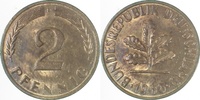 d 1.1 2 Pf 38160D~1.1 2 Pfennig  1960D bfr/stgl J 381