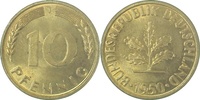     38350J~1.0a 10 Pfennig  1950J stgl Erstabschlag (EA)! ! J 383 23,00 EUR Differenzbesteuert nach §25a UstG zzgl. Versand