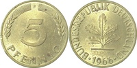  5 Pf   38266F~1.2b 5 Pfennig  1966F bfr min.Rf J 382 5,00 EUR Differenzbesteuert nach §25a UstG zzgl. Versand