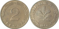  2.0 2 Pf   38150G~2.0 2 Pfennig  1950G vz J 381 6,00 EUR Differenzbesteuert nach §25a UstG zzgl. Versand