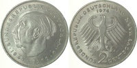  1.1 2 DM   40774F~  1974F Heuss bfr/stgl J 407 6,00 EUR Differenzbesteuert nach §25a UstG zzgl. Versand