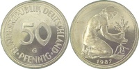     38487G~1.0 50 Pfennig  1987G stgl J 384 25,00 EUR Differenzbesteuert nach §25a UstG zzgl. Versand