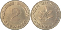  2 Pf   38166G~1.0a 2 Pfennig  1966G stgl EA !! J 381 11,50 EUR Differenzbesteuert nach §25a UstG zzgl. Versand