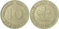     38368J~3.0 10 Pfennig  1968J ss J 383 6,50 EUR Differenzbesteuert nach §25a UstG zzgl. Versand