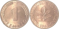 d 1.0 1 Pf 38067G~1.0 1 Pfennig  1967G stgl J 380