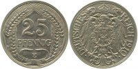 d 01810E~1.5 25 Pfennig 1910E f.prfr. J 018