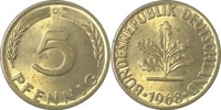 d 1.0 5 Pf 38268D~1.0 5 Pfennig  1968D stgl J 382