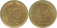     38367J~1.1b 10 Pfennig  1967J bfr/stgl min. Korr. in 6 J 383 42,00 EUR Differenzbesteuert nach §25a UstG zzgl. Versand