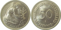     38467D~1.0 50 Pfennig  1967D stgl J 384 10,00 EUR Differenzbesteuert nach §25a UstG zzgl. Versand