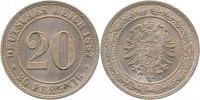 d 00687F~1.5 20Pfennig 1887F f.prfr !! J 006